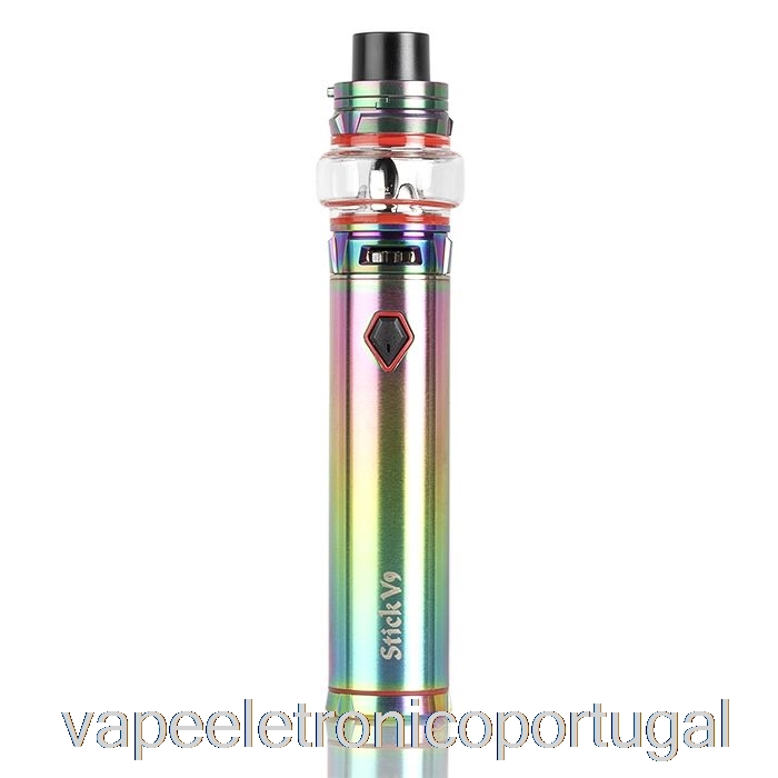 Vape Eletrônico Smok Stick V9 & Stick V9 Max 60w Starter Kit V9 Padrão - Arco-íris